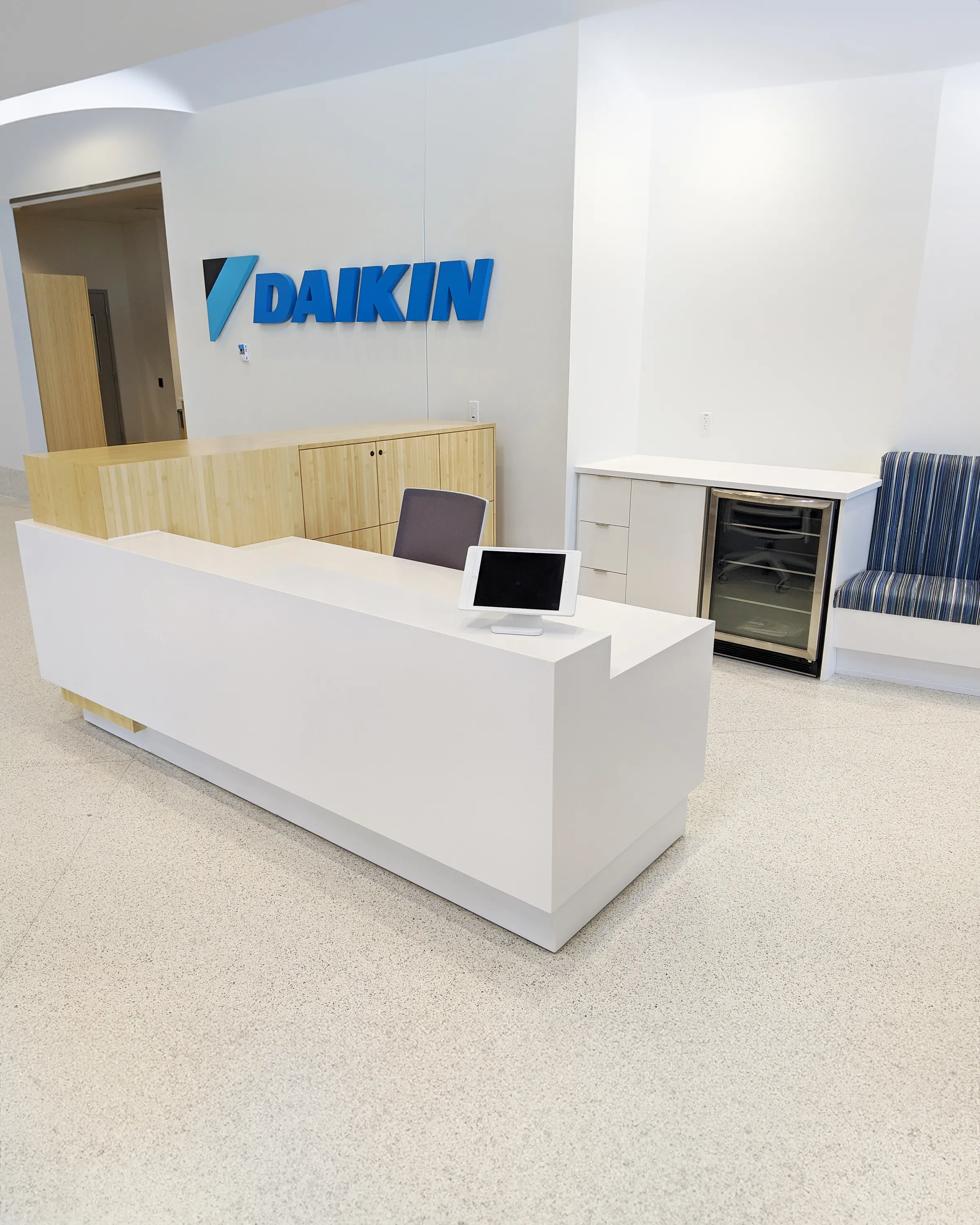 Daikin Front Desk Installation